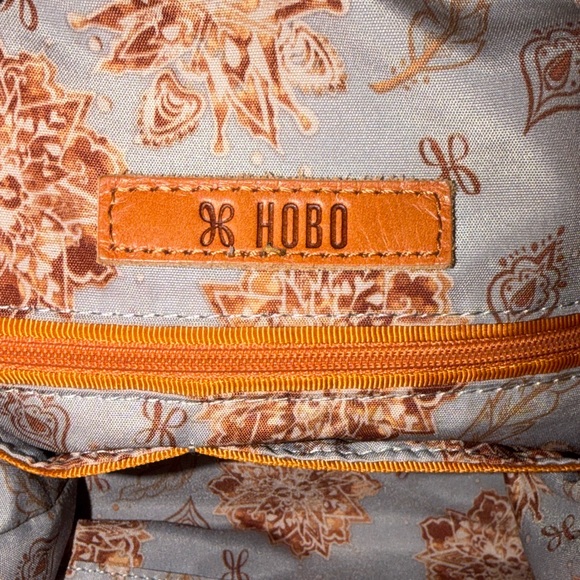 HOBO Cognac Brown Leather Satchel with Detachable Strap - Picture 15 of 16